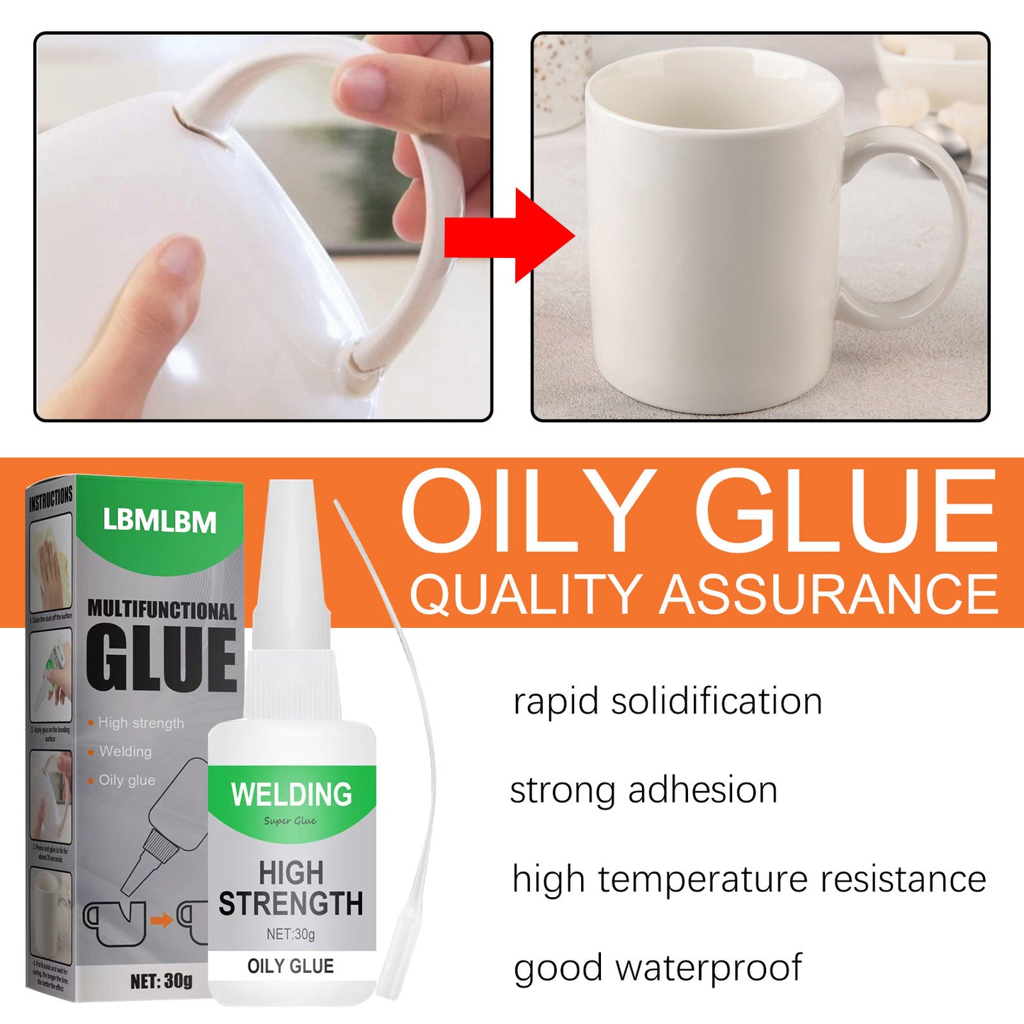 Multipurpose Super Glue Welding High-strength Oily Glue