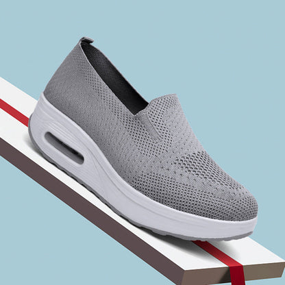 Air-Cushioned Slip-On Mesh Sneakers